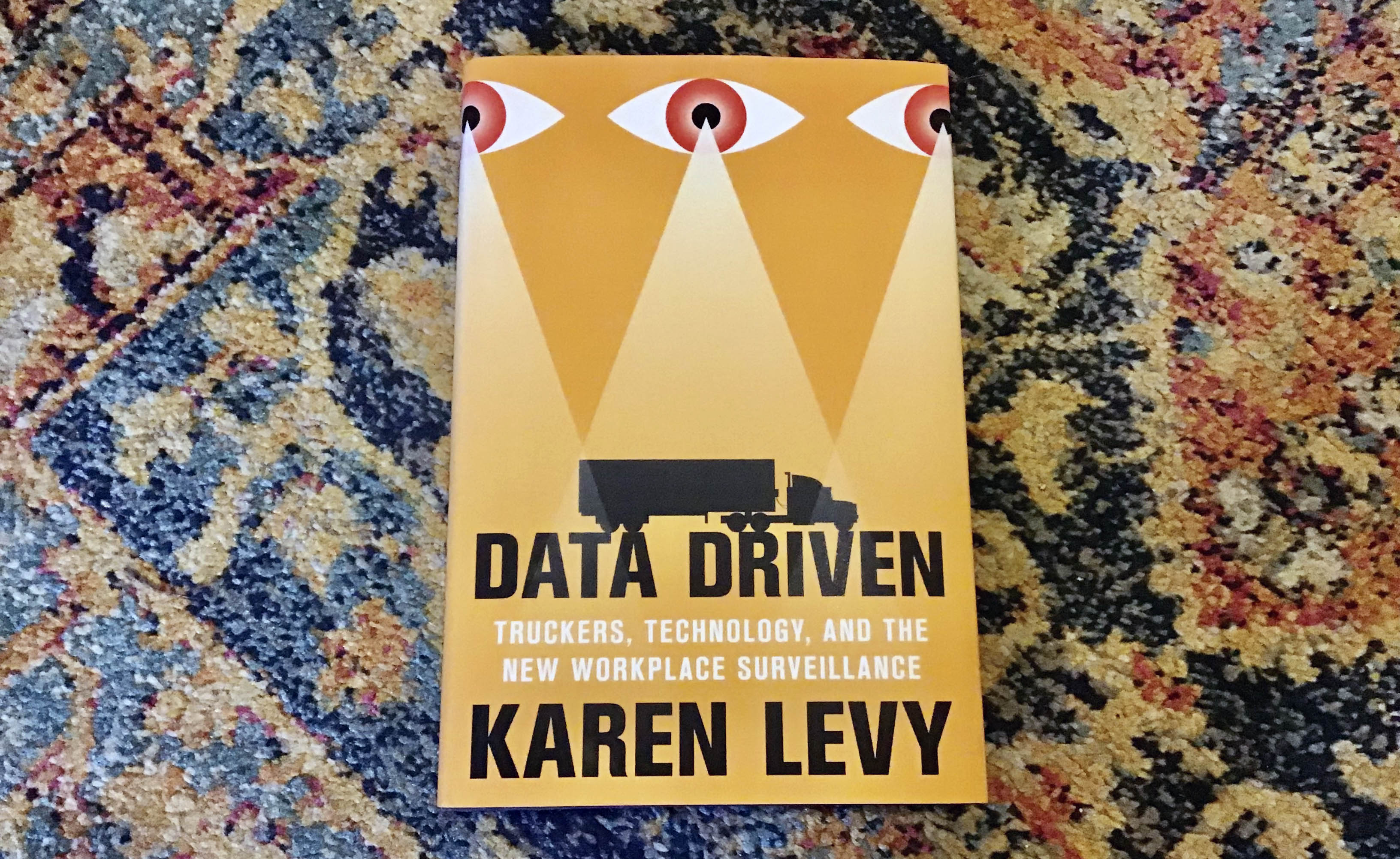 Cover image for Karen Levy's book *Data Driven*